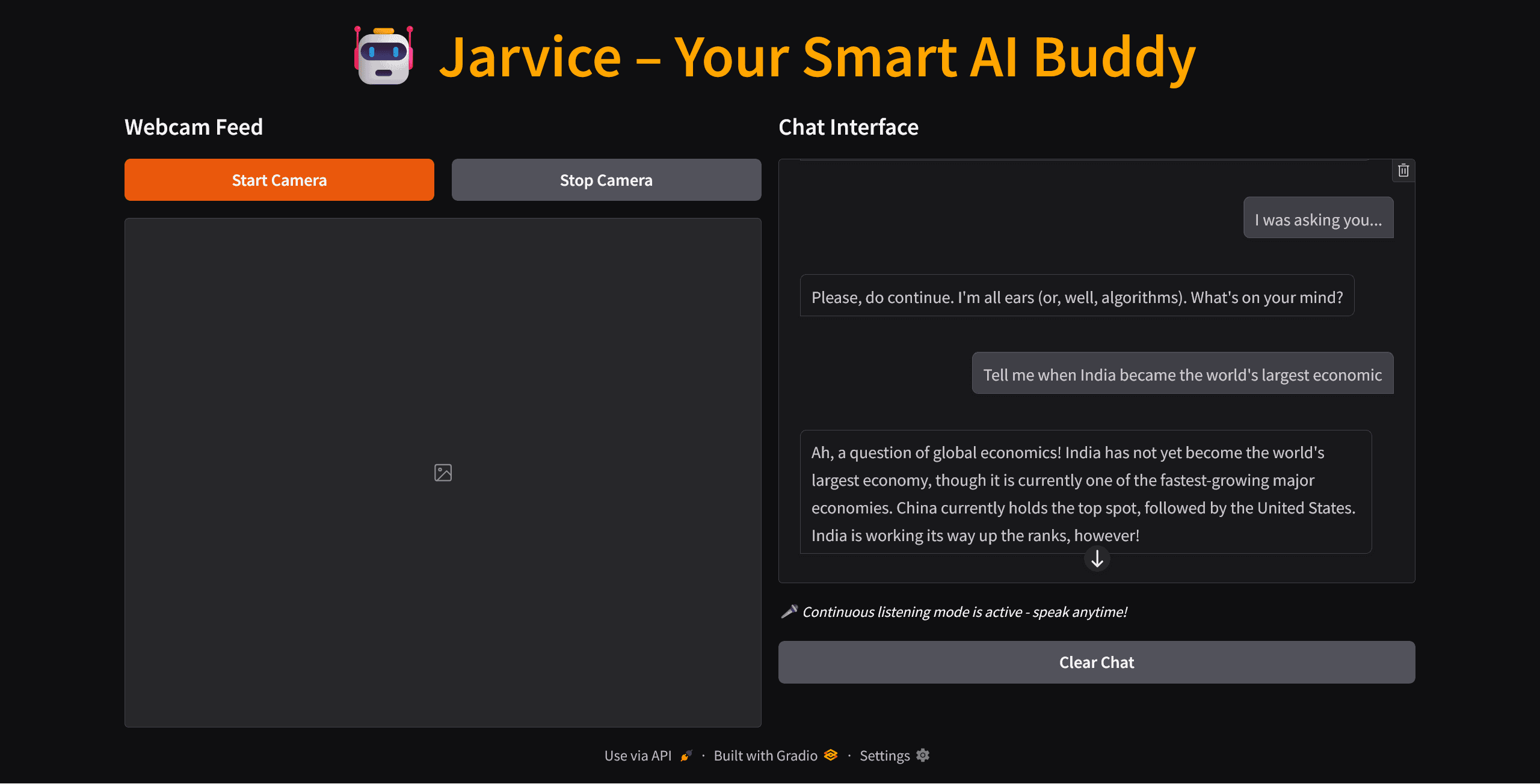 J.A.R.V.I.S AI Assistant